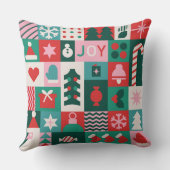ジョイバウハウスクリスマスフェスティバルホリデイズ クッション (裏面)