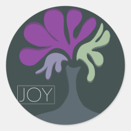 ジョイバブルの花 ラウンドシール