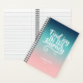 ジョイパステル前向きジャ感動的ナル ノートブック (内側)