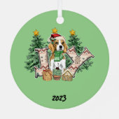 ジョイパピークリスマス メタルオーナメント (裏面)