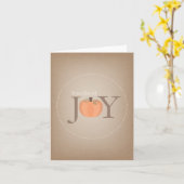 ジョイパンプキンの束ベビーカード カード (黄色い花)