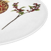 ジョイパーソナライズされたキャンディーオーナメントホリー カッティングボード (角)