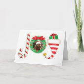 ジョイパーソナライズされたフォトクリスマスカード シーズンカード (正面)