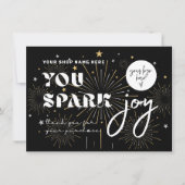 ジョイビジネスブランディングショップありがとう商品カード 招待状 (正面)