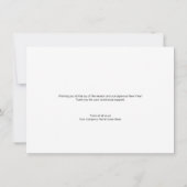 ジョイビジネスロゴハッピーホリデーズブルー シーズンカード (裏面)