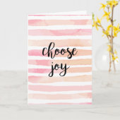 ジョイピンク水空白の彩ハンドレタリング カード (黄色い花)