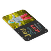 ジョイピースアンドラブブライトカラーズホリデーフォト マグネット (右側)