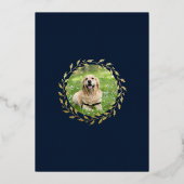 ジョイピースハピネスホリデイリースと写真 箔シーズンカード (裏面)