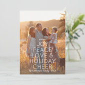 ジョイピースラブホリデー応援モダン写真 シーズンカード (スタンド正面)