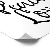 ジョイピースラブ感動的引用文 ポスター (角)