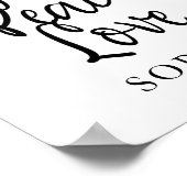 ジョイピースラブ感動的引用文 ポスター (角)