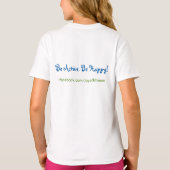 ジョイフィットネス – ガールズリンガー Tシャツ (裏面)