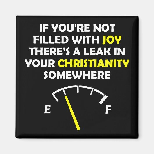 ジョイフィルドクリスチャン引用文ことわざ マグネット (正面)