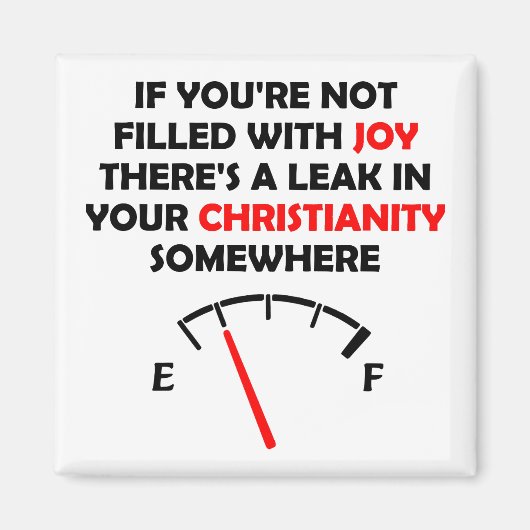 ジョイフィルドクリスチャン引用文ことわざ マグネット (正面)