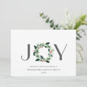 ジョイフェスティバルホリーベリーリースクリスマスグリーティング シーズンカード (スタンド正面)