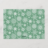 ジョイフェスティバルホリーベリーリースクリスマスグリーティング シーズンカード (裏面)