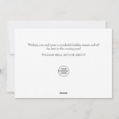 ジョイフェスティバルホリーベリーリースクリスマスグリーティング シーズンカード (裏面)