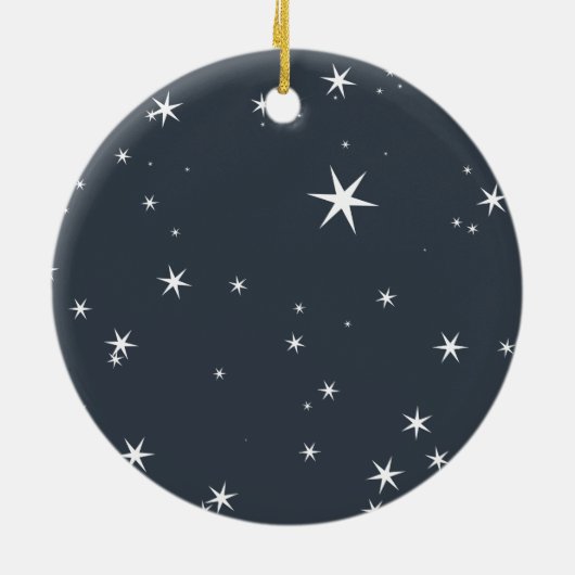 ジョイフォトカスタムクリスマスオーナメント セラミックオーナメント (裏面)