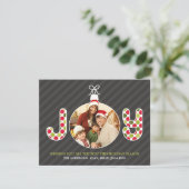 ジョイフォトホリデークリスマスカード 招待状 (スタンド正面)