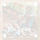 ジョイフォール秋紅葉カスタム写真 ガラスコースター (裏面)