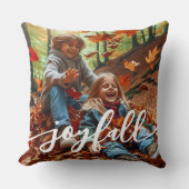 ジョイフォール秋紅葉カスタム写真 クッション (正面)