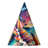 ジョイフラルアウ（ハワイ式宴会）サーフアロハハワイの1歳 パーティーハット (左)