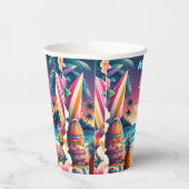 ジョイフラルアウ(ハワイ式宴会)サーフアロハハワイの1歳 紙コップ (右)