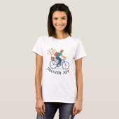 ジョイフラワーバイシクルTシャツ Tシャツ (正面フル)