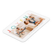 ジョイフリモダンーズシンプルおもしろいカラフルホリデイ マグネット (左側)