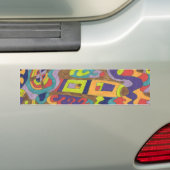 ジョイフルノイズ、抽象芸術 バンパーステッカー (車上)