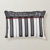 ジョイフルピアノミュージック引用文 アクセントクッション (正面)