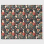 ジョイフルンキーホリデー ラッピングペーパー (フラット)