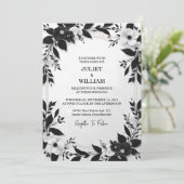 ジョイフローラかわいいロープ私たちは結び目結婚の 招待状 (スタンド正面)