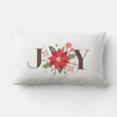 ジョイフローリッシュフローラホリデーランバーピローホワイト ランバークッション (裏面)