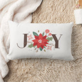 ジョイフローリッシュフローラホリデーランバーピローホワイト ランバークッション (ブランケット)