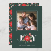 ジョイフローリッシュラベルホリデーカードパイン シーズンカード (正面/裏面)