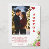 ジョイブメリーラブモーメントフラットホリデーカード シーズンカード (正面)