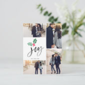 ジョイブラシスクリプトホリデー |クリスマス4 – 写真 案内ポストカード (スタンド正面)