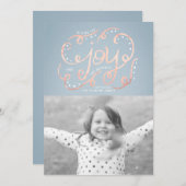 ジョイブルスピリットホリデーフォトカード シーズンカード (正面/裏面)