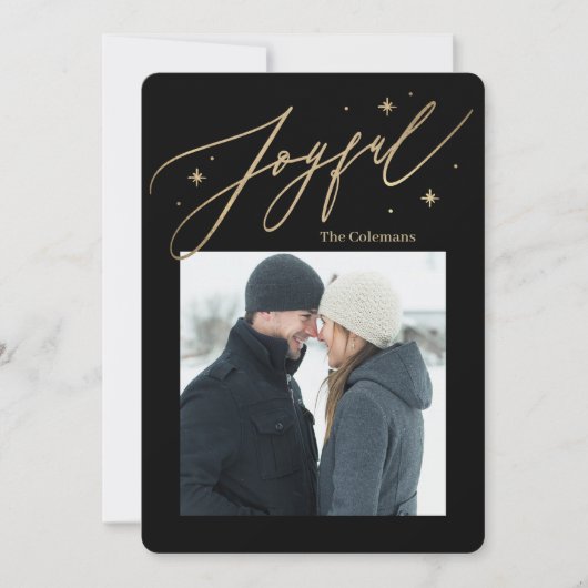 ジョイブルタイムズ1フォトホリデーカード シーズンカード (正面)