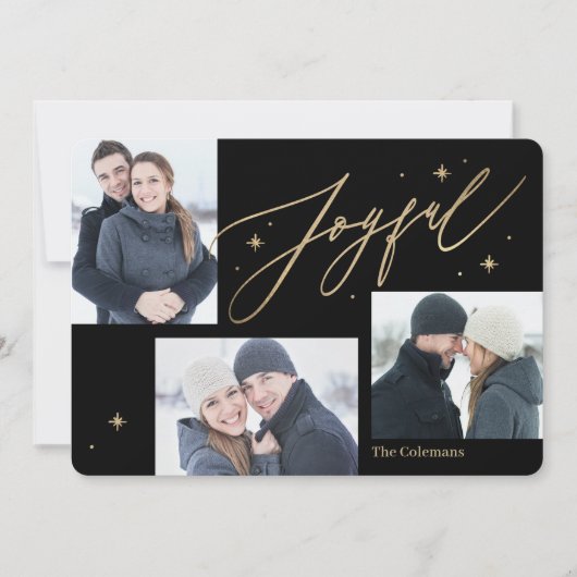 ジョイブルタイムズ3フォトホリデーフォトカード シーズンカード (正面)