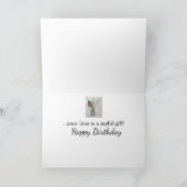 ジョイブルドーター誕生日ハミングバエレガントード カード (内部)