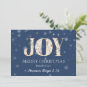 ジョイブルービジネスホリデーカードとロゴ シーズンカード (スタンド正面)