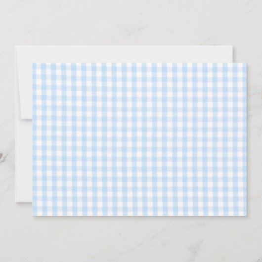 ジョイブルーボーイベビーシャワー招待状 招待状 (裏面)