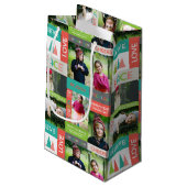 ジョイブル&ブライトホリデーフォトプリント スモールペーパーバッグ (裏面アングル)