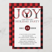 ジョイプレイドホリデーパーティー 招待状 (正面/裏面)