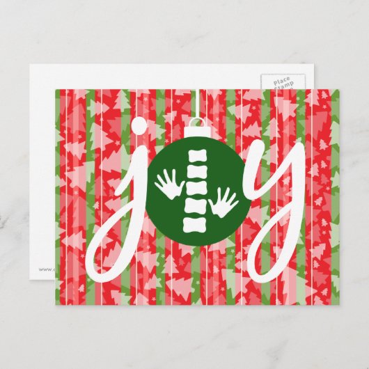 ジョイホリデークリスマスカイロプラクティックはがき シーズンポストカード (正面/裏面)