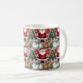 ジョイホリデーパターンデザイン コーヒーマグカップ (正面右)