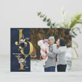 ジョイホリデーフォトカード 招待状 (スタンド正面)