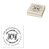 ジョイホリデーラウンド差出人住所スタンプ ラバースタンプ (押印)